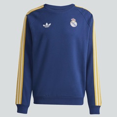 Blusão Moletom Masculino Real Madrid Originals adidas - Foto 4