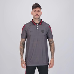 Camiseta Polo Dragão Premium Atlético Goianiense BC 2024 FutFanatics Masculina - Foto 1