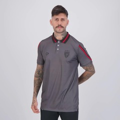 Camiseta Polo Dragão Premium Atlético Goianiense BC 2024 FutFanatics Masculina - Foto 3