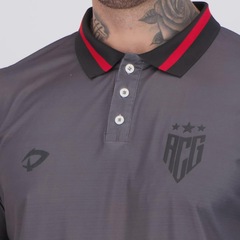 Camiseta Polo Dragão Premium Atlético Goianiense BC 2024 FutFanatics Masculina - Foto 5