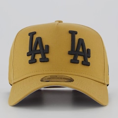 Boné Aba Curva New Era MLB Los Angeles Dodgers Double Logo 940AF Unissex - Foto 2