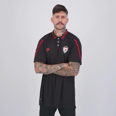 Camiseta Polo do Atlético Goianiense Dragão Premium Viagem 2024 FutFanatics Masculina - Foto 3