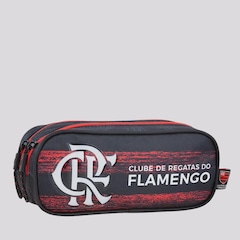 Kit do Flamengo Mochila com Rodas e Estojo FutFanatics Infantil - Foto 6