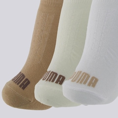 Kit Meia Puma Sapatilha 3 Pares Masculino - Foto 3