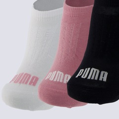 Kit Meia Sapatilha 3 Pares Feminina Puma - Foto 3