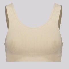 Top Selene Canelado Sem Costura Feminino - Foto 3