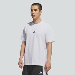 Camiseta Masculina Grafica Basketball adidas - Foto 1