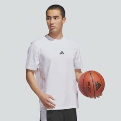 Camiseta Masculina Grafica Basketball adidas - Foto 3