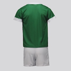 Kit do Palmeiras com Bordado Verde FutFantics Infantil - Foto 2