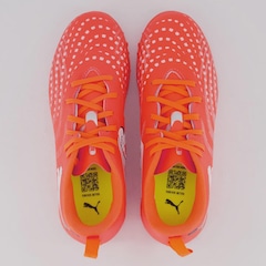 Chuteira De Society Infantil Future 9 Play TT Puma - Foto 4