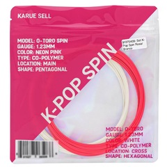 Corda Toroline K-Pop Spin Hybrid O-Toro Spin 17 1.23mm X O-Toro 17 1.23mm - Foto 2
