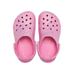 Sandália Crocs Classic Paint Splatter Clog T - Infantil - Foto 4