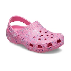 Sandália Crocs Classic Paint Splatter Clog - Infantil - Foto 2