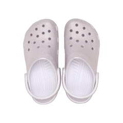 Sandália Crocs Classic Glitter Clog - Unissex - Foto 4