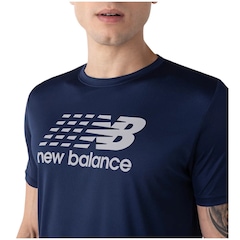 Camiseta New Balance Multi Color Performance - Masculina - Foto 3