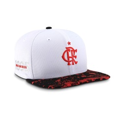 Boné Unissex do Flamengo New Era 9FIFTY Original Fit Aba Reta - Foto 3