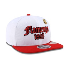 Boné Unissex do Flamengo New Era 9FIFTY Original Fit Aba Reta - Foto 3