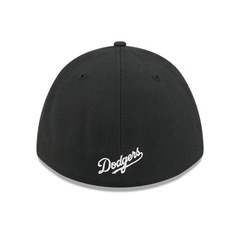 Boné Unissex New Era 39THIRTY M-Crown Los Angeles Dodgers MLB Aba Curva - Foto 4