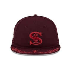 Boné Unissex New Era 9FIFTY Retro Crown Chicago White Sox MLB Aba Curva - Foto 2