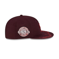 Boné Unissex New Era 9FIFTY Retro Crown Chicago White Sox MLB Aba Curva - Foto 6