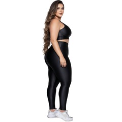 Conjunto Fitness Plus Size Top e Calça New Zig 3D Vekyo - Foto 2