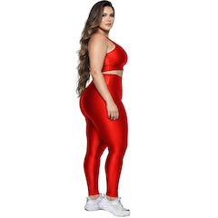 Conjunto Fitness Plus Size Top e Calça New Zig 3D Vekyo - Foto 2