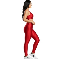 Conjunto Fitness Top e Calça New Zig 3D Vekyo - Foto 2