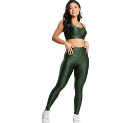 Conjunto Fitness Top e Calça New Zig 3D Vekyo - Foto 1
