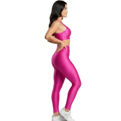 Conjunto Fitness Top e Calça New Zig 3D Vekyo - Foto 2