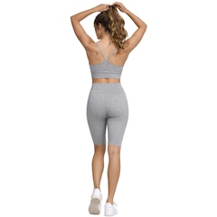 Conjunto Top Alça Fina + Bermuda Ciclista Feminino Vekyo - Foto 3