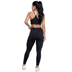 Conjunto Top Alça Fina e Calça Saia Suplex Vekyo Feminino - Foto 3
