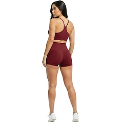 Conjunto Top Alça Fina sem Bojo e Short Suplex Vekyo Feminino - Foto 3