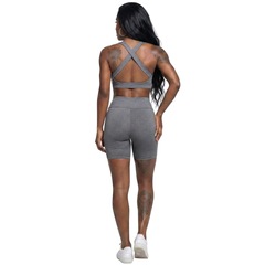 Conjunto Top com Bojo e Bermudinha Vekyo Feminino - Foto 3