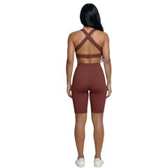 Conjunto Top Bojo e Bermuda Ciclista Vekyo Feminino - Foto 3