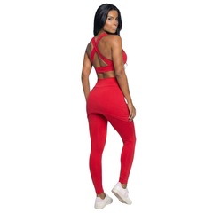 Conjunto Top Bojo e Calça Saia Tapa Bumbum Vekyo Feminino - Foto 3