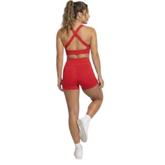 Conjunto Top Com Bojo e Short Suplex Vekyo Feminino - Foto 3