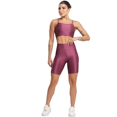 Conjunto Fitness Top e Bermuda Com Bolso Vekyo Feminino - Foto 1