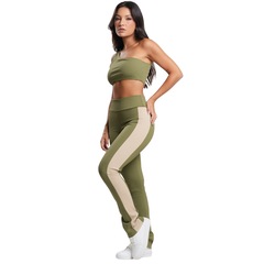 Conjunto Fitness Top e Calça Canelado Vekyo Feminino - Foto 2