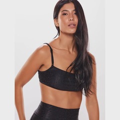 Top Alça Reta Body for sure Leopard - Feminino - Foto 2