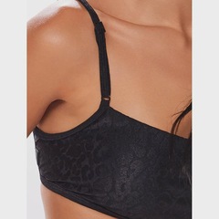 Top Alça Reta Body for sure Leopard - Feminino - Foto 5