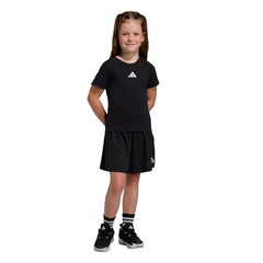 Conjunto Short adidas Seasonals Glam Infantil - Foto 1