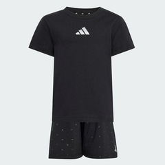 Conjunto Short adidas Seasonals Glam Infantil - Foto 2