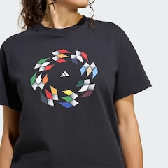 Camiseta adidas House of Tiro Graphic Feminina - Foto 6