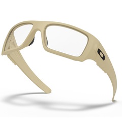 Óculos de Sol Unissex Oakley Si Ballistic Det Cord Desert Tan Clear - Foto 4