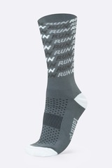 Meia Cano Alto HUPI Run Tri Unissex - Foto 2