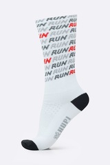 Meia Cano Alto HUPI Run Tri Unissex - Foto 1