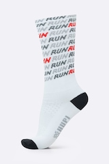 Meia Cano Alto HUPI Run Tri Unissex - Foto 1