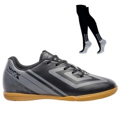 Kit Chuteira Futsal Umbro Kick e Meião Masculino - Foto 1