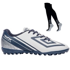 Kit Chuteira Society Umbro Kick e Meião - Masculino - Foto 1