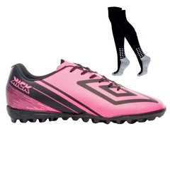 Kit Chuteira Society Umbro Kick e Meião - Masculino - Foto 1